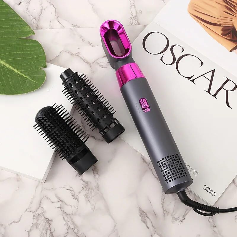 Cepillo De Aire Caliente Multifunción 3 En 1, Rizador De Pelo, Peine Alisador, Secador De Pelo, Herramientas De Estilismo Voluminizador De Cabello, Regalos Para Damas Y Mamás